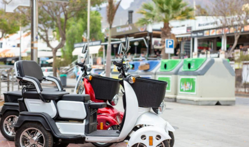 A disneyland mobility scooter rental provides a comfortable place to sit while waiting